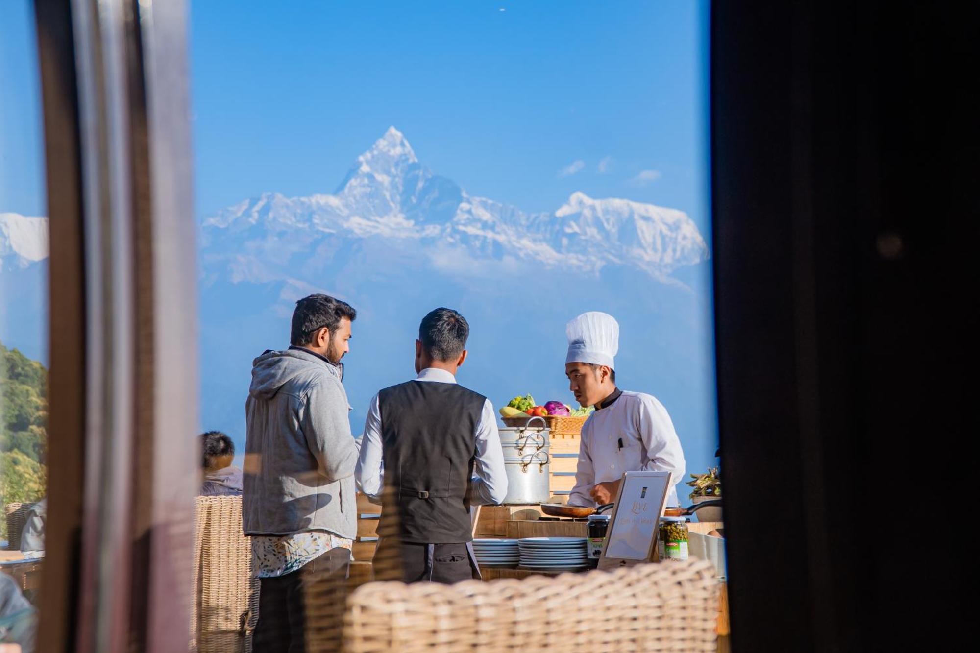 Sarangkot Mountain Lodge Pokhara Dış mekan fotoğraf