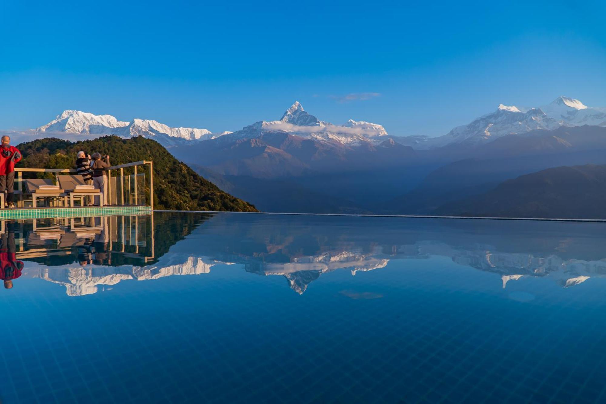 Sarangkot Mountain Lodge Pokhara Dış mekan fotoğraf