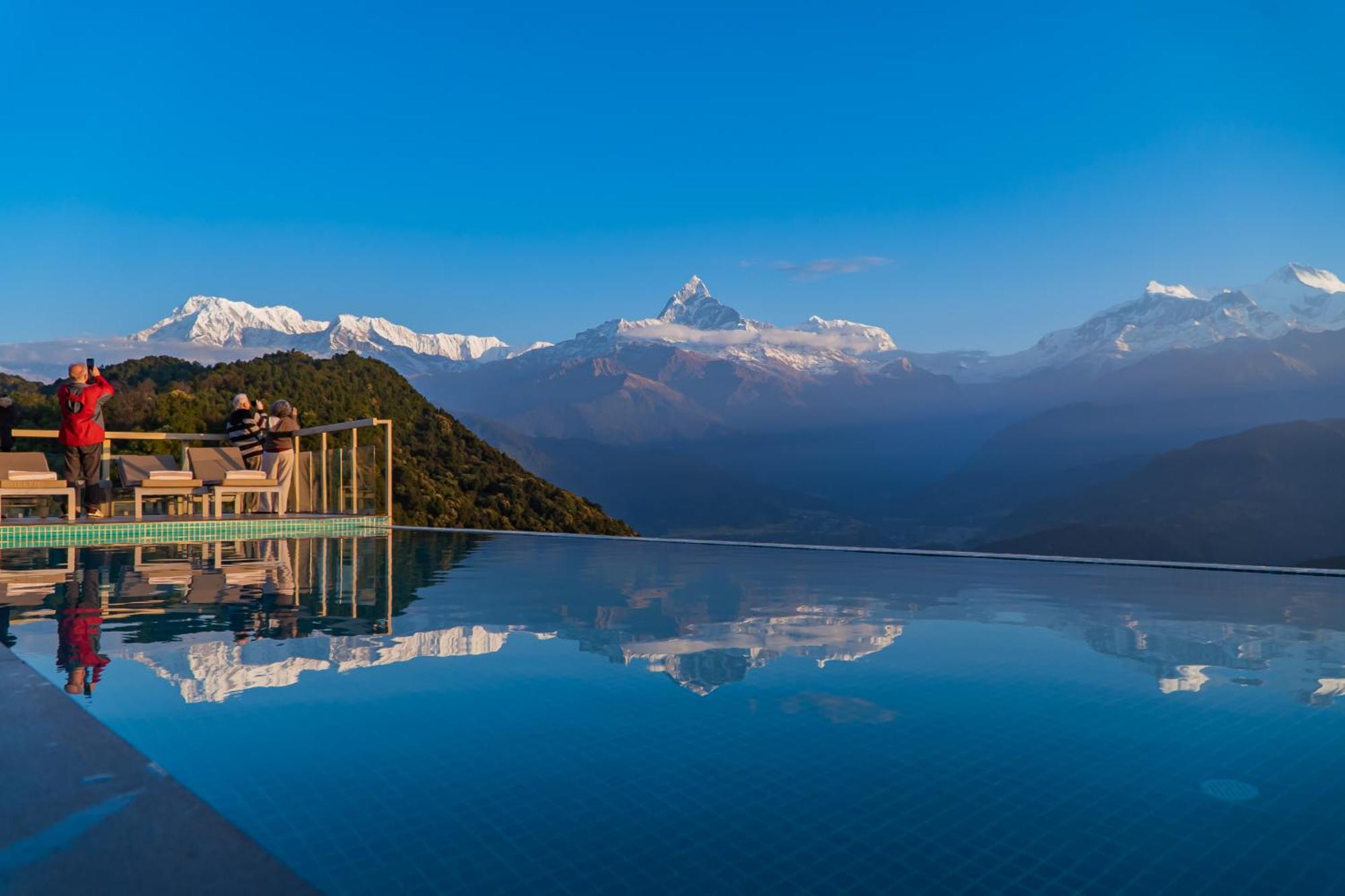 Sarangkot Mountain Lodge Pokhara Dış mekan fotoğraf