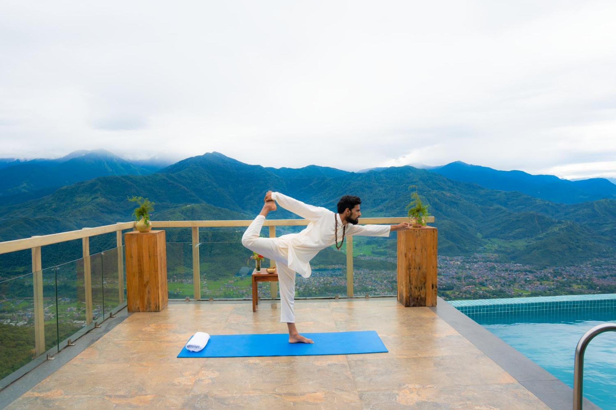 Sarangkot Mountain Lodge Pokhara Dış mekan fotoğraf